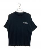 uniform experimentユニフォームエクスペリメント）の古着「UE NAVY WAFFLE TEE」｜ブラック