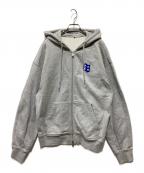 ADER errorアーダーエラー）の古着「ロゴジップパーカー」｜グレー