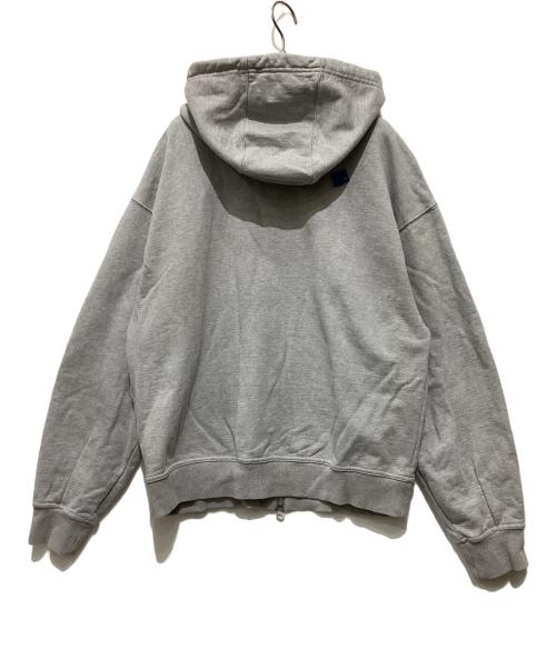 ADER error（アーダーエラー）ADER error (アーダーエラー) ロゴジップパーカー グレー サイズ:Lの古着・服飾アイテム