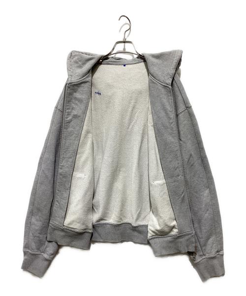 ADER error（アーダーエラー）ADER error (アーダーエラー) ロゴジップパーカー グレー サイズ:Lの古着・服飾アイテム