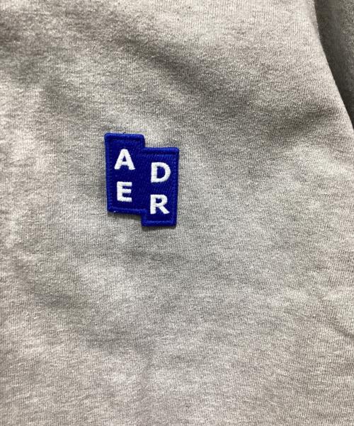 ADER error（アーダーエラー）ADER error (アーダーエラー) ロゴジップパーカー グレー サイズ:Lの古着・服飾アイテム