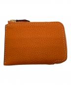 bonaventuraボナベンチュラ）の古着「ラウンドジップコインケース」｜オレンジ