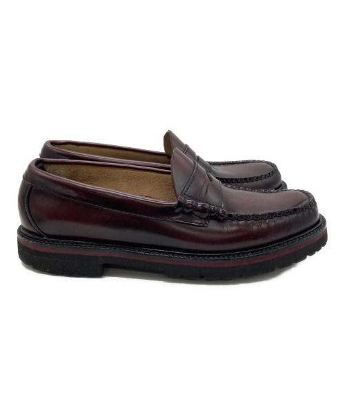 G.H.BASS（ジーエイチバス）G.H.BASS (ジーエイチバス) FRED PERRY (フレッドペリー) コインローファー ボルドー サイズ:6/7/40の古着・服飾アイテム