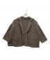 ichi（イチ）の古着「シェットランドウールトッパーニットジャケット」｜グレー