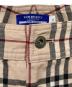 中古・古着 BURBERRY BLUE LABEL (バーバリー ブルー レーベル) ノバチェックウール混パンツ ベージュ サイズ:38：7000円