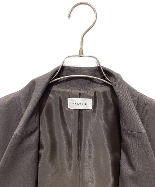FRAY ID（フレイ アイディー）FRAY ID (フレイ アイディー) ラペルテーラードワンピース グレー サイズ:S 未使用品の古着・服飾アイテム