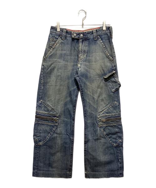 ARMANI JEANS（アルマーニジーンズ）ARMANI JEANS (アルマーニジーンズ) カーゴデニムパンツ インディゴ サイズ:Mの古着・服飾アイテム