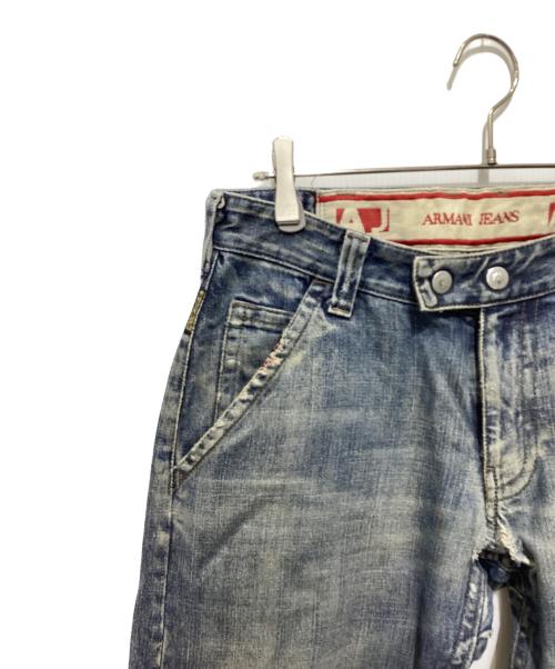 ARMANI JEANS（アルマーニジーンズ）ARMANI JEANS (アルマーニジーンズ) カーゴデニムパンツ インディゴ サイズ:Mの古着・服飾アイテム