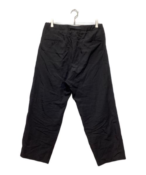 Ujoh（ウジョー）Ujoh (ウジョー) テープベルト1タックパンツ ブラック サイズ:4の古着・服飾アイテム
