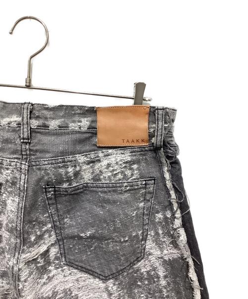 TAAKK（ターク）TAAKK (ターク) デニムパンツ グレー サイズ:2の古着・服飾アイテム