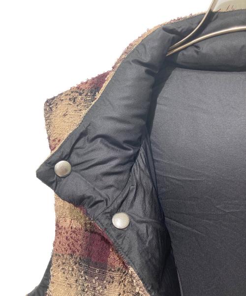 SUGARHILL（シュガーヒル）SUGARHILL (シュガーヒル) プレイドパファーリバーシブルベスト ブラウン サイズ:3の古着・服飾アイテム