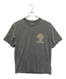 HARLEY-DAVIDSON×Dickies（ハーレーダビッドソン×ディッキーズ）の古着「コラボプリントTシャツ」｜グレー