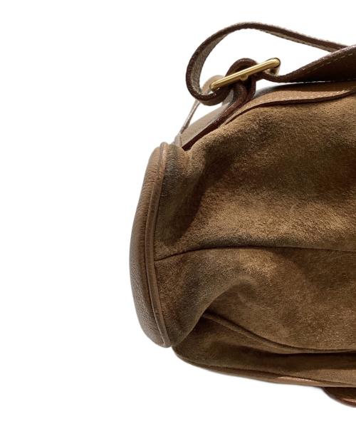 GUCCI（グッチ）GUCCI (グッチ) スウェードバンブーリュック ブラウンの古着・服飾アイテム