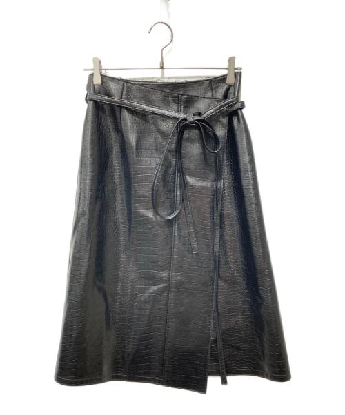 LE CIEL BLEU（ルシェルブルー）LE CIEL BLEU (ルシェルブルー) スカート ブラック サイズ:36の古着・服飾アイテム