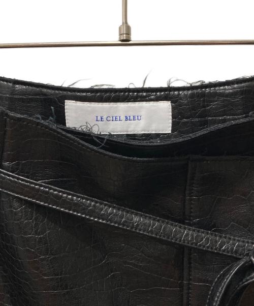 LE CIEL BLEU（ルシェルブルー）LE CIEL BLEU (ルシェルブルー) スカート ブラック サイズ:36の古着・服飾アイテム