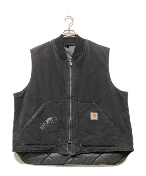 CarHartt（カーハート）CarHartt (カーハート) ダックベスト ブラック サイズ:XXLの古着・服飾アイテム