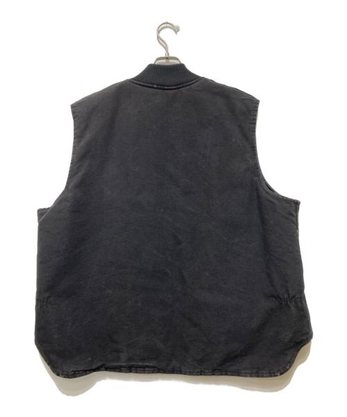 CarHartt（カーハート）CarHartt (カーハート) ダックベスト ブラック サイズ:XXLの古着・服飾アイテム