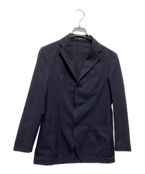 LARDINI（ラルディーニ）LARDINI (ラルディーニ) メッシュ3Bジャケット ネイビー サイズ:Sの古着・服飾アイテム