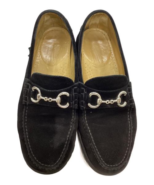 PARABOOT（パラブーツ）PARABOOT (パラブーツ) UNITED ARROWS (ユナイテッドアローズ) スエードビットローファー ブラック サイズ:7 1/2の古着・服飾アイテム