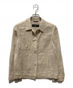 Max Mara WEEK END LINEマックスマーラ ウイークエンドライン）の古着「リネントラッカージャケット」｜ベージュ