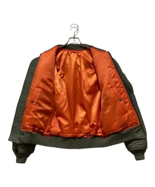 AVIREX（アヴィレックス）AVIREX (アヴィレックス) MA-1 ピンナップガール グリーン サイズ:XLの古着・服飾アイテム