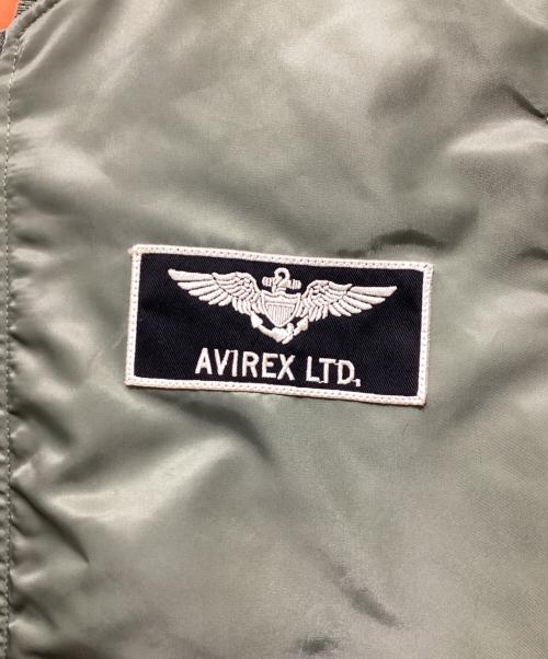 AVIREX（アヴィレックス）AVIREX (アヴィレックス) MA-1 ピンナップガール グリーン サイズ:XLの古着・服飾アイテム