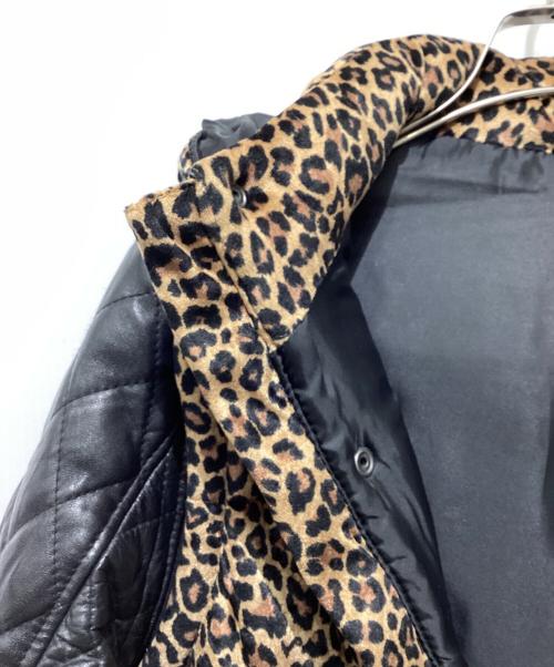 glamb（グラム）glamb (グラム) 2WAYシープレザー切替中綿ジャケット ブラウン サイズ:2の古着・服飾アイテム