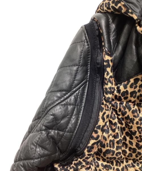 glamb（グラム）glamb (グラム) 2WAYシープレザー切替中綿ジャケット ブラウン サイズ:2の古着・服飾アイテム