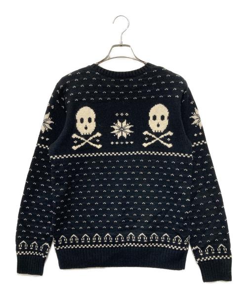 POLO RALPH LAUREN（ポロ・ラルフローレン）POLO RALPH LAUREN (ポロ・ラルフローレン) スカル柄ノルディックセーター ブラック サイズ:XLの古着・服飾アイテム