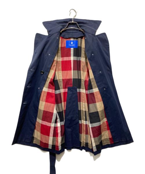 BLUE LABEL CRESTBRIDGE（ブルーレーベルクレストブリッジ）BLUE LABEL CRESTBRIDGE (ブルーレーベルクレストブリッジ) ライナー付きトレンチコート ネイビー サイズ:XSの古着・服飾アイテム