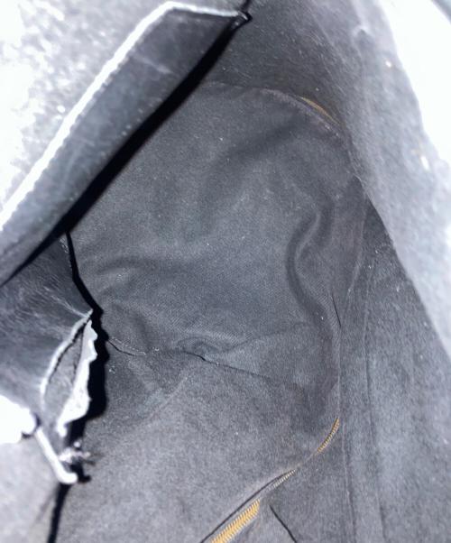 MIHARA YASUHIRO（ミハラヤスヒロ）MIHARA YASUHIRO (ミハラヤスヒロ) Jas-M.B. (ジャスエムビー) 螺旋ジップ2WAYレザーボストンバッグ ブラックの古着・服飾アイテム