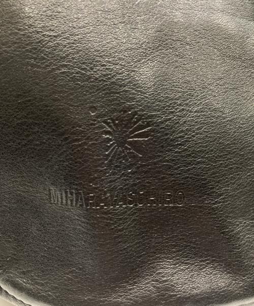 MIHARA YASUHIRO（ミハラヤスヒロ）MIHARA YASUHIRO (ミハラヤスヒロ) Jas-M.B. (ジャスエムビー) 螺旋ジップ2WAYレザーボストンバッグ ブラックの古着・服飾アイテム