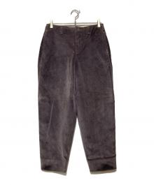 COMME des GARCONS HOMME PLUS（コムデギャルソンオムプリュス）の古着「コーデュロイ変形ロングパンツ」｜ブラウン