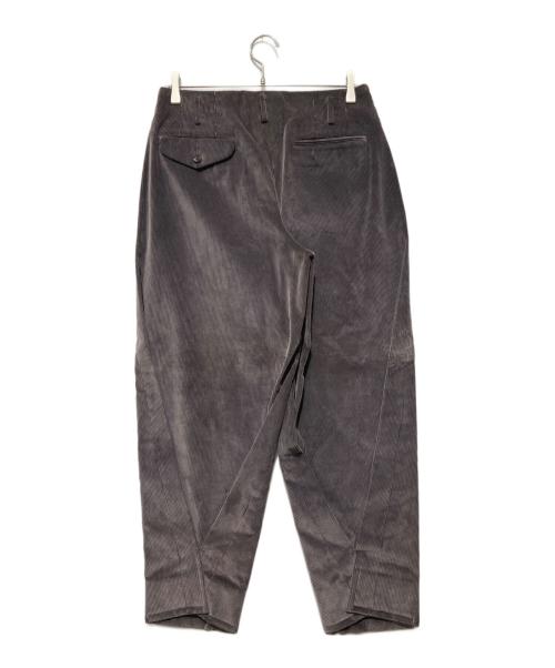 COMME des GARCONS HOMME PLUS（コムデギャルソンオムプリュス）COMME des GARCONS HOMME PLUS (コムデギャルソンオムプリュス) コーデュロイ変形ロングパンツ ブラウン サイズ:XSの古着・服飾アイテム