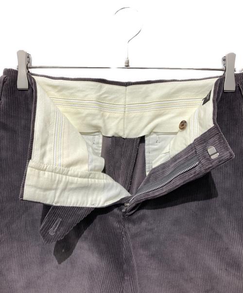 COMME des GARCONS HOMME PLUS（コムデギャルソンオムプリュス）COMME des GARCONS HOMME PLUS (コムデギャルソンオムプリュス) コーデュロイ変形ロングパンツ ブラウン サイズ:XSの古着・服飾アイテム