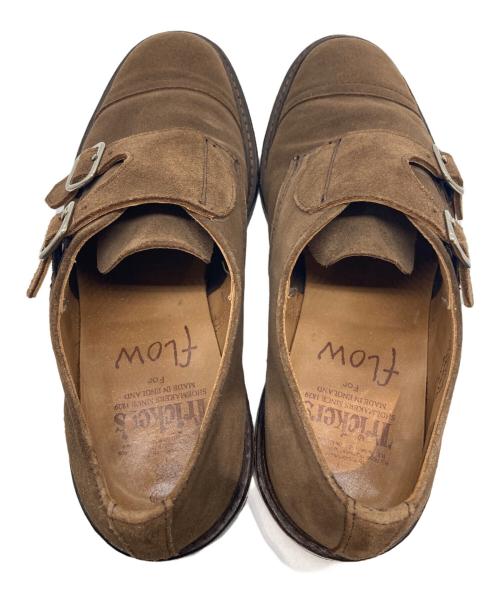 Tricker's（トリッカーズ）Tricker's (トリッカーズ) FLOW (フロウ) ダブルモンクストラップシューズ ベージュ サイズ:6.5の古着・服飾アイテム