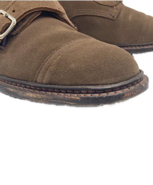 Tricker's（トリッカーズ）Tricker's (トリッカーズ) FLOW (フロウ) ダブルモンクストラップシューズ ベージュ サイズ:6.5の古着・服飾アイテム