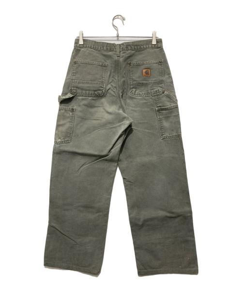 CarHartt（カーハート）CarHartt (カーハート) ペンキ加工ダブルニー ペインターパンツ モスグリーン サイズ:30の古着・服飾アイテム