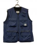 Carhartt WIPカーハート ワークインプログレス）の古着「エルムウッド ベスト」｜ブルー