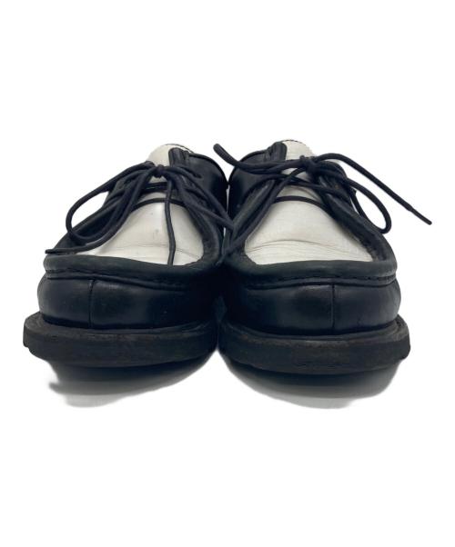 PARABOOT（パラブーツ）PARABOOT (パラブーツ) ミカエル チロリアンシューズ ブラック×ホワイト サイズ:4¹/₂の古着・服飾アイテム