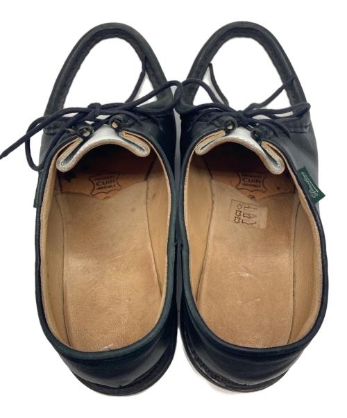 PARABOOT（パラブーツ）PARABOOT (パラブーツ) ミカエル チロリアンシューズ ブラック×ホワイト サイズ:4¹/₂の古着・服飾アイテム