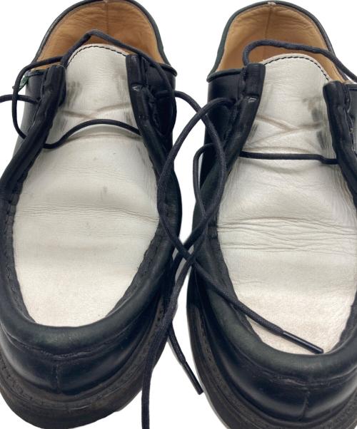 PARABOOT（パラブーツ）PARABOOT (パラブーツ) ミカエル チロリアンシューズ ブラック×ホワイト サイズ:4¹/₂の古着・服飾アイテム