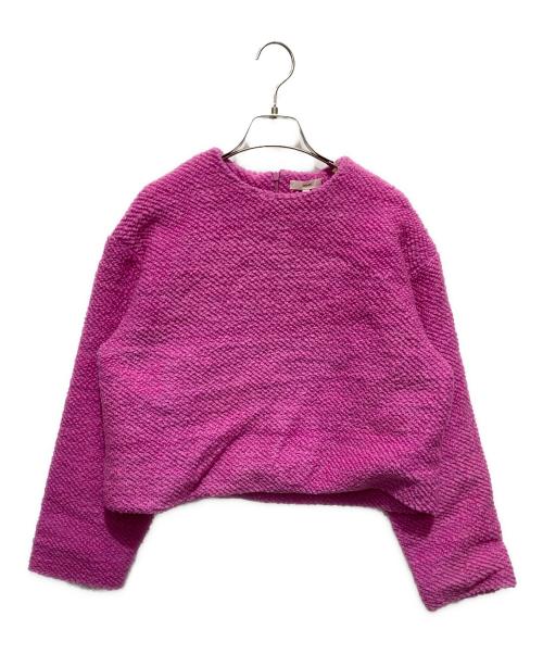YORI（ヨリ）yori (ヨリ) ループプルオーバー ニット セーター ピンク サイズ:36の古着・服飾アイテム