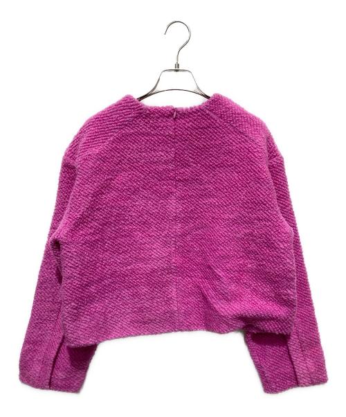 YORI（ヨリ）yori (ヨリ) ループプルオーバー ニット セーター ピンク サイズ:36の古着・服飾アイテム