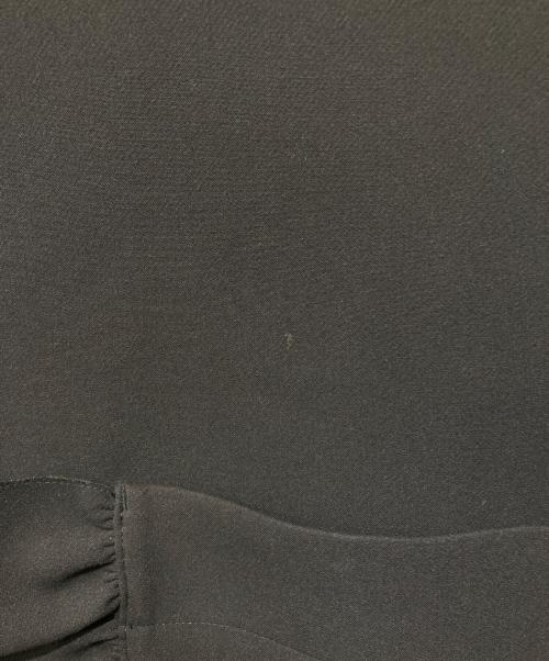 YORI（ヨリ）YORI (ヨリ) 金釦ラッフルポケットブラウス ネイビー サイズ:FREEの古着・服飾アイテム