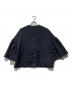 YORI（ヨリ）の古着「金釦ラッフルポケットブラウス」｜ネイビー