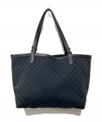 GUCCIグッチ）の古着「GGキャンバストートバッグ」｜ブラック