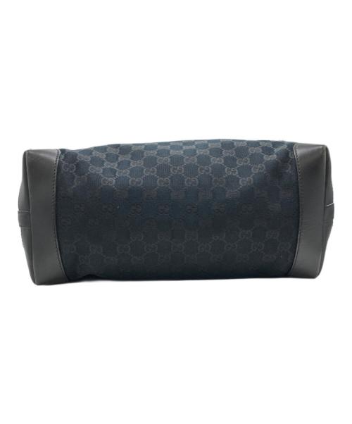 GUCCI（グッチ）GUCCI (グッチ) GGキャンバストートバッグ ブラックの古着・服飾アイテム