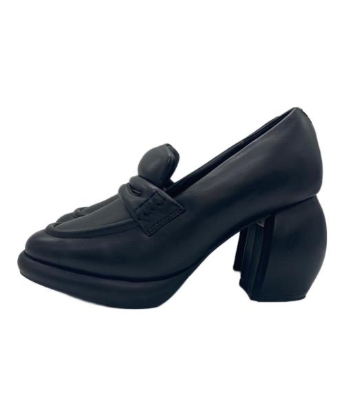 CLARKS（クラークス）CLARKS (クラークス) Martine rose (マーティン・ローズ) ヒールローファー ブラック サイズ:37の古着・服飾アイテム