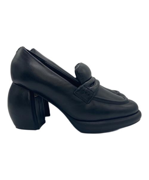 CLARKS（クラークス）CLARKS (クラークス) Martine rose (マーティン・ローズ) ヒールローファー ブラック サイズ:37の古着・服飾アイテム